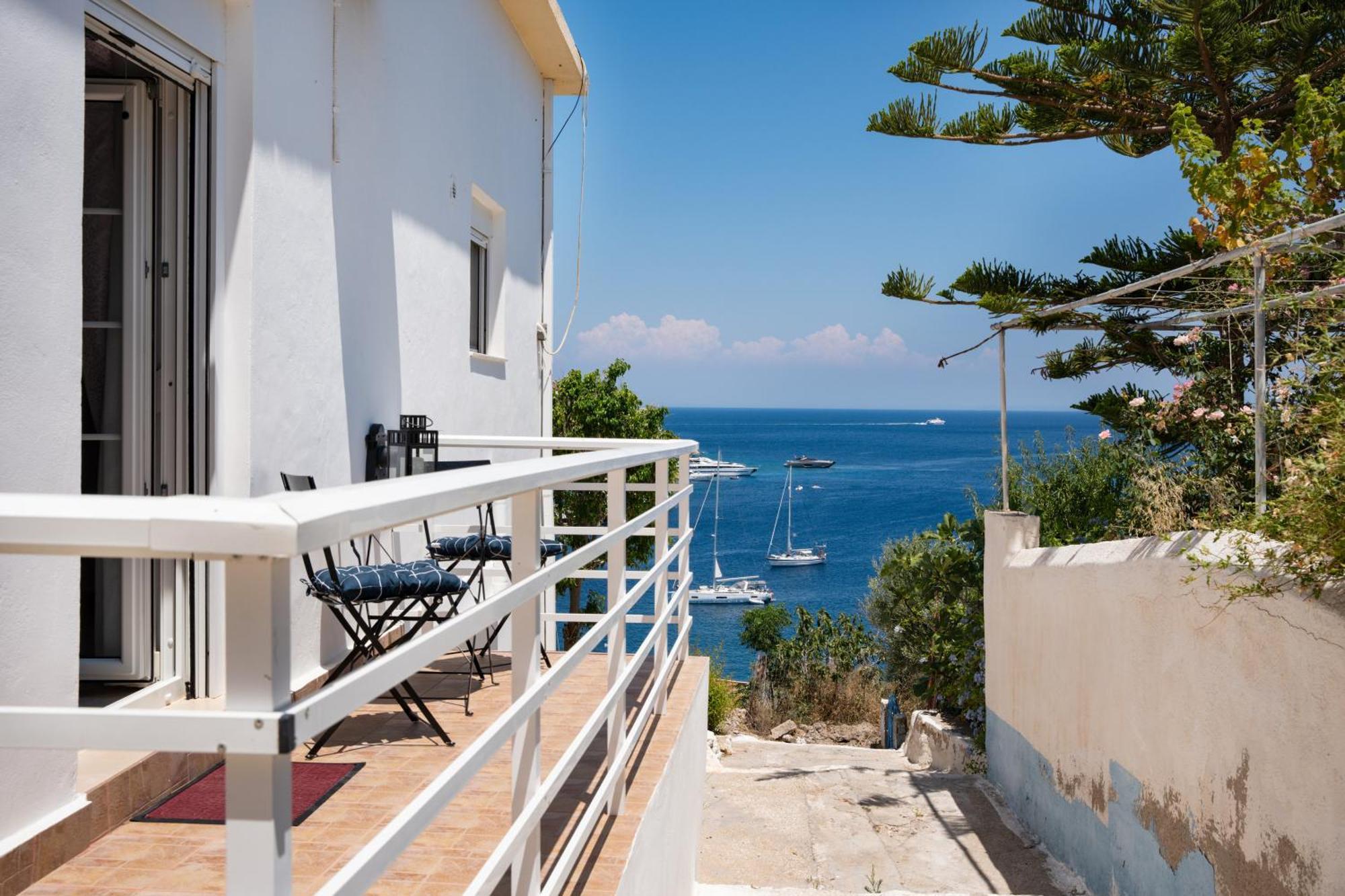 Anna House Apartment Panteli Bagian luar foto